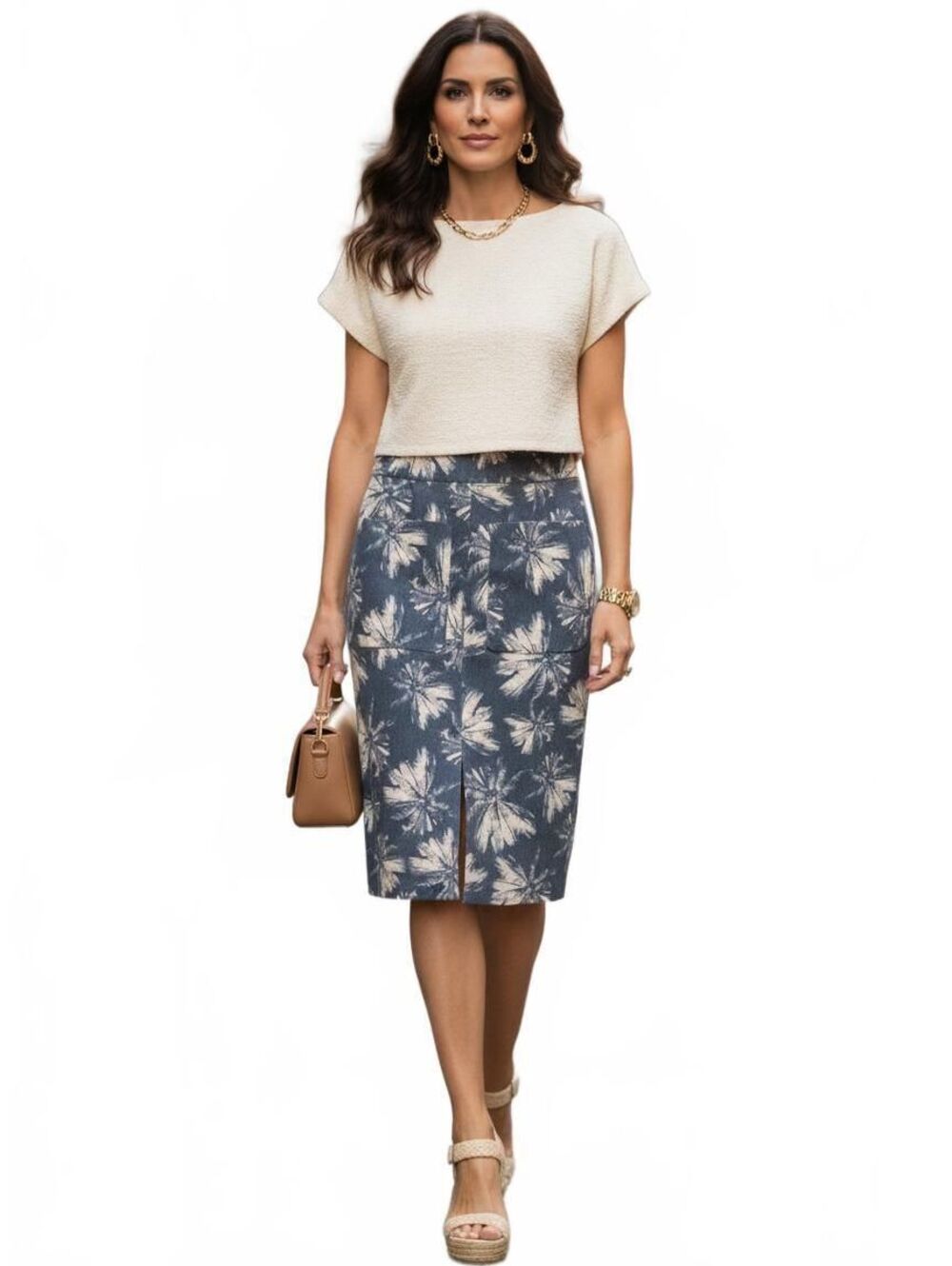 NWOT  L’AGENCE Palm Pencil Skirt, size 2